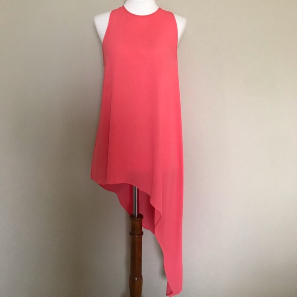 BCBG BCBGMAXAZRIA Asymmetric short sleeve tunic - Picture 2 of 7